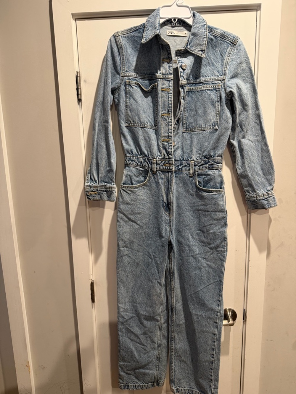 Zara‎ denim utility jumpsuit Size Size S - Picture 15 of 15